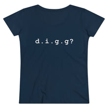 Load image into Gallery viewer, D.I.G.G? Women&#39;s Scoop Neck Tee - White
