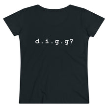 Load image into Gallery viewer, D.I.G.G? Women&#39;s Scoop Neck Tee - White
